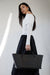 Off the shoulder fold-over top in ivory — main image