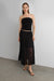 Cropped tube top in black — main image