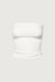 Cropped tube top in cream — main image