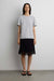 100% cotton relaxed fit t-shirt in medium heather grey — main image