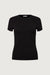 Cotton jersey slim fit t-shirt in black — main image