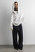 Slouchy oversized hoodie in melange grey — main image