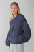Slouchy oversized hoodie in odyssey grey — main image