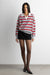 Striped rugby polo sweater in gray mix — main image