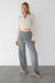 Cotton modal cropped wrap top in birch — main image