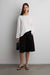 Relaxed long sleeve t-shirt in white — main image
