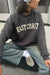Oversized graphic sweatshirt in asphalt east — main image