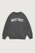 Oversized graphic sweatshirt in asphalt west — main image