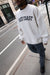 Oversized graphic sweatshirt in birch parisian night e — main image