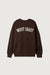Oversized graphic sweatshirt in coffee bean w — main image