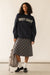 Oversized graphic sweatshirt in parisian night birch w — main image