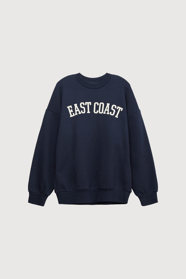 OVERSIZED GRAPHIC SWEATSHIRT in Parisian Night East — alternate angle
