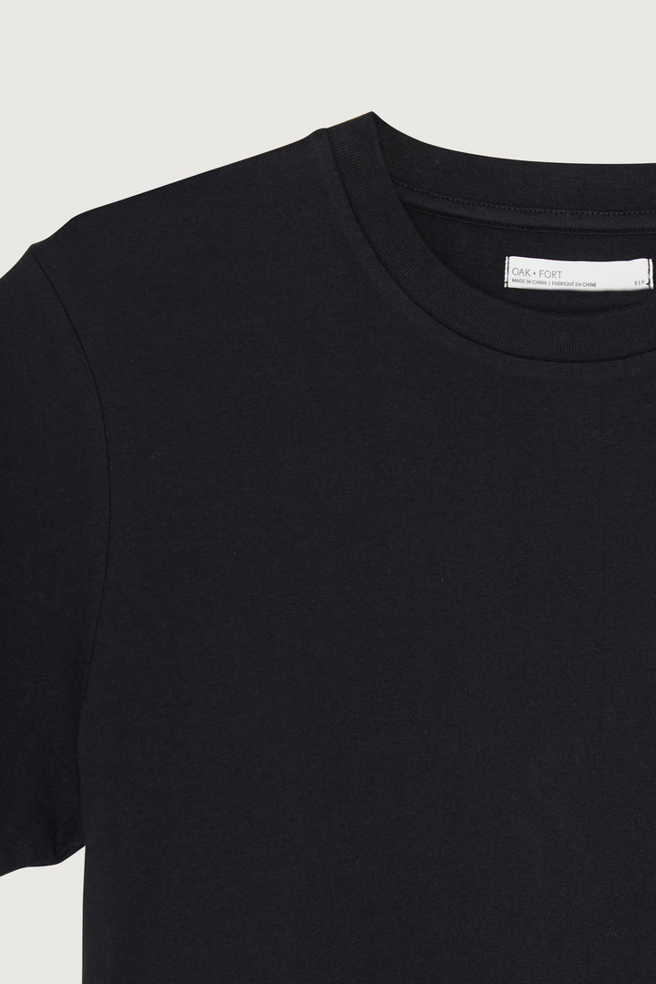 OVERSIZED TEE in Black — alternate angle