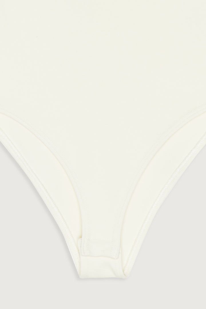 TANK BODYSUIT in Coconut Milk — alternate angle