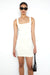 Square neck tank in coconut milk — main image