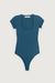 Square neckline bodysuit in legion blue — main image