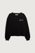 Refined club sweatshirt in black white — main image