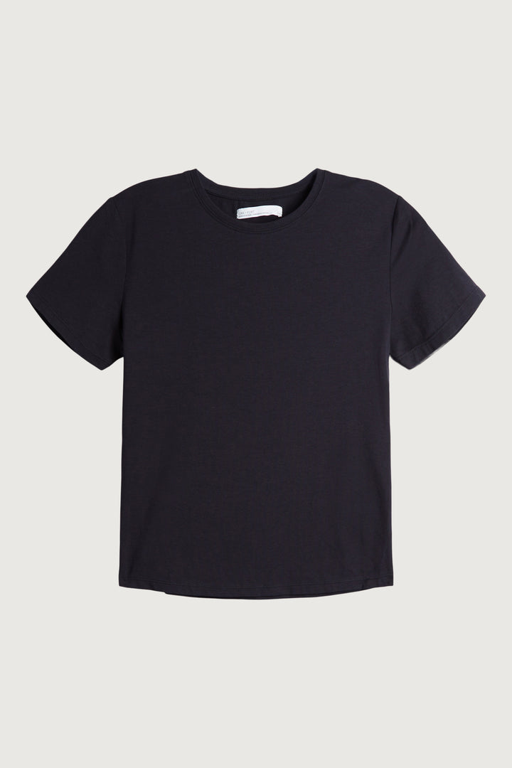 CLASSIC CREWNECK T-SHIRT in Black — alternate angle