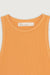 Basic tank top in apricot tan — main image