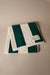 Beach club towel in racquet green — main image