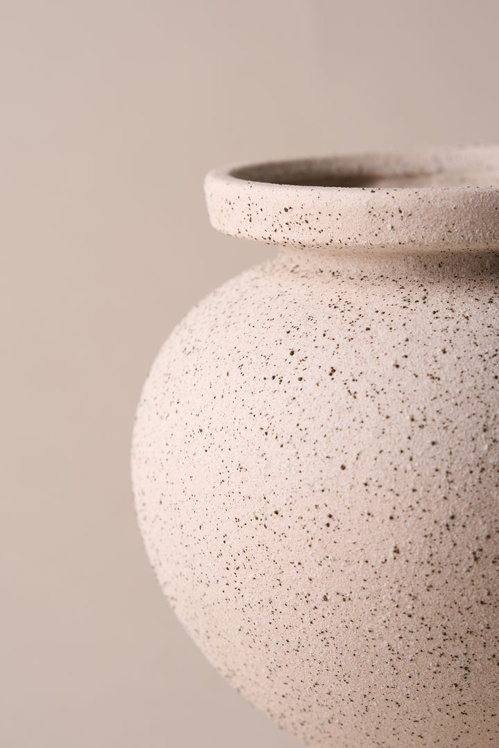 HERA VASE in Bone — alternate angle