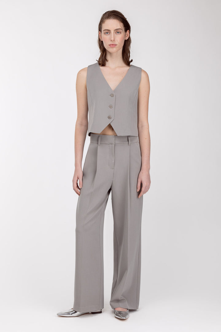 SUITING VEST in Cloudburst — alternate angle