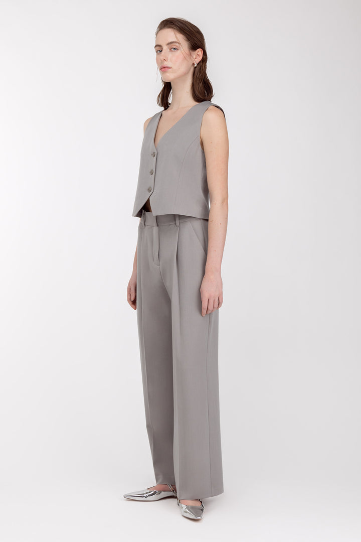 SUITING VEST in Cloudburst — alternate angle