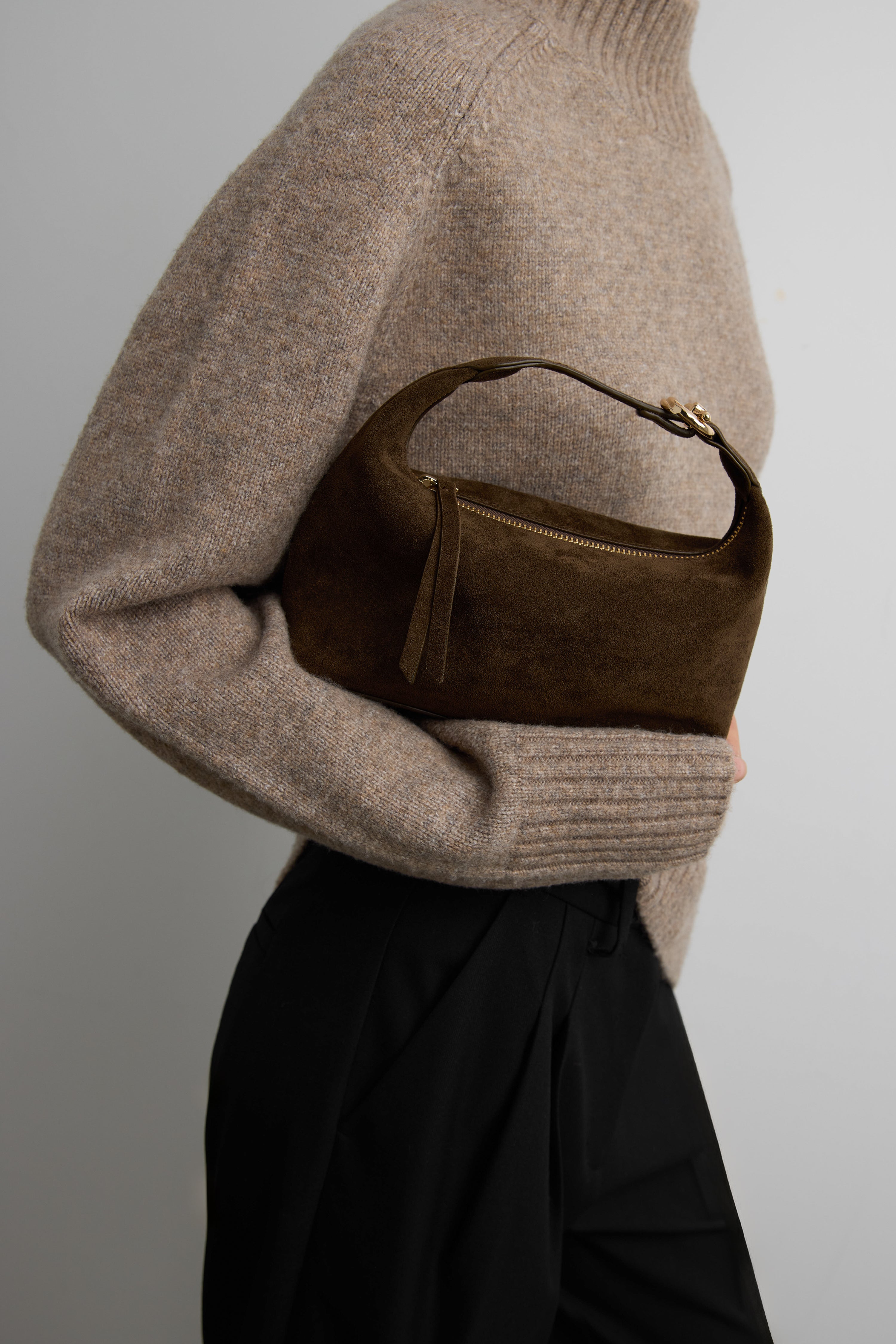 Metal Studded Shoulder Bag | OAK + FORT