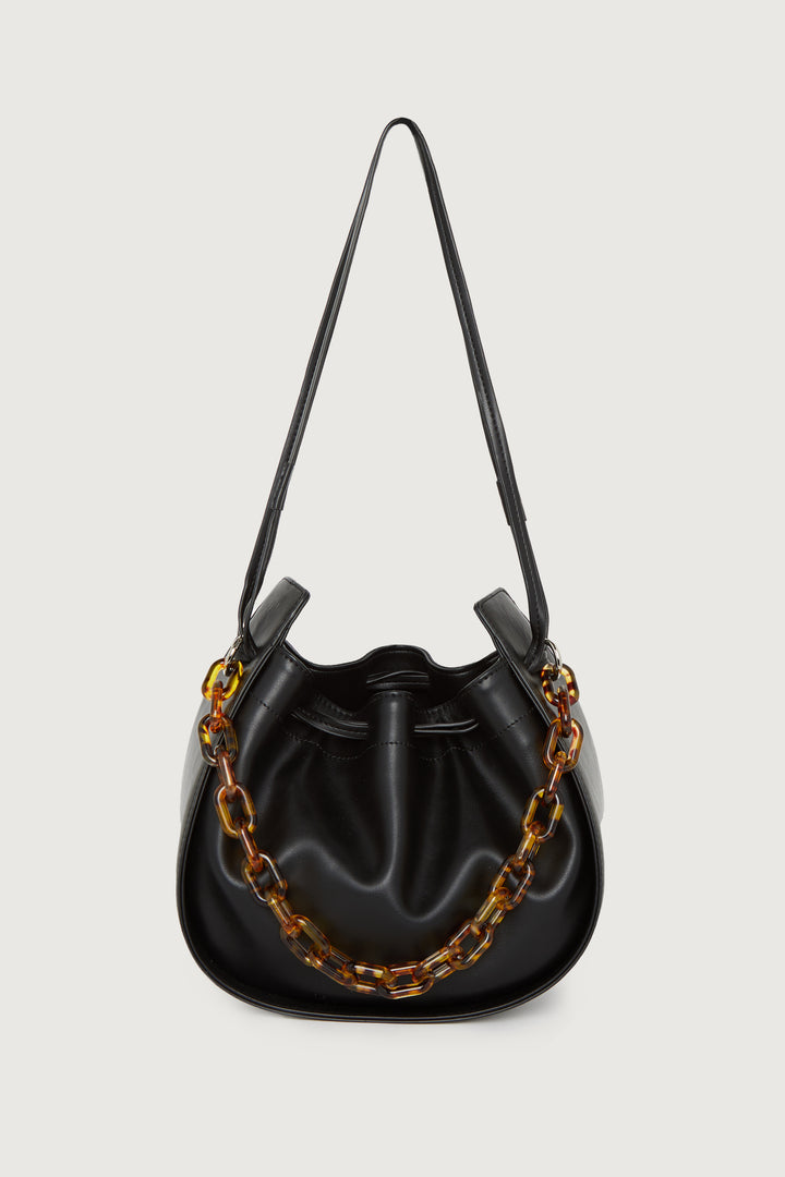 TORTOISE SHELL CHAIN BAG