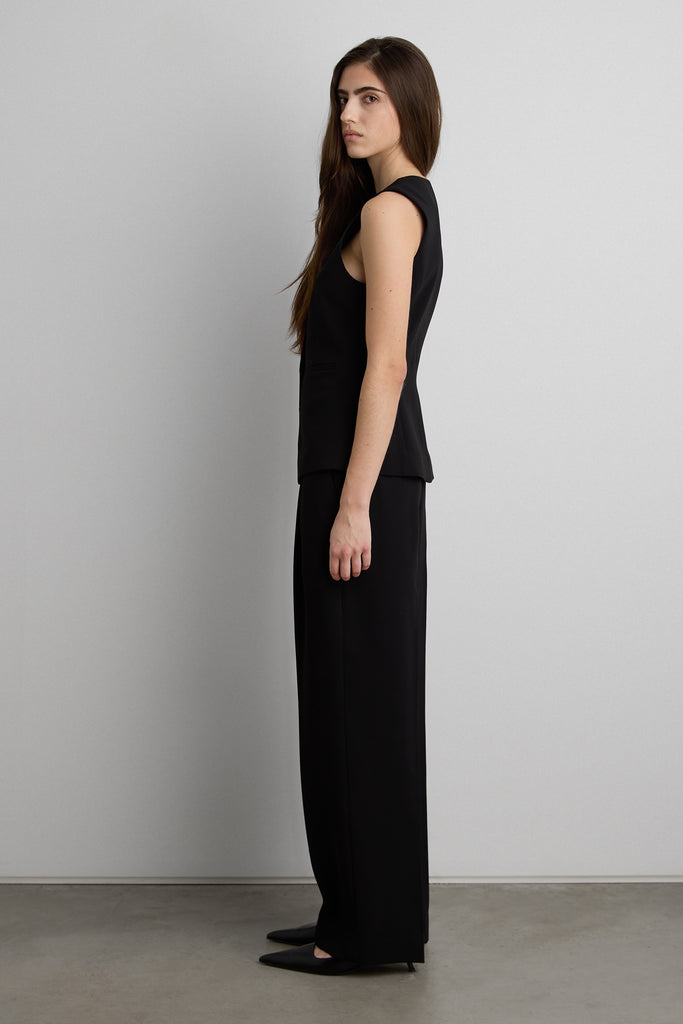 Button Front Suiting Vest | OAK + FORT