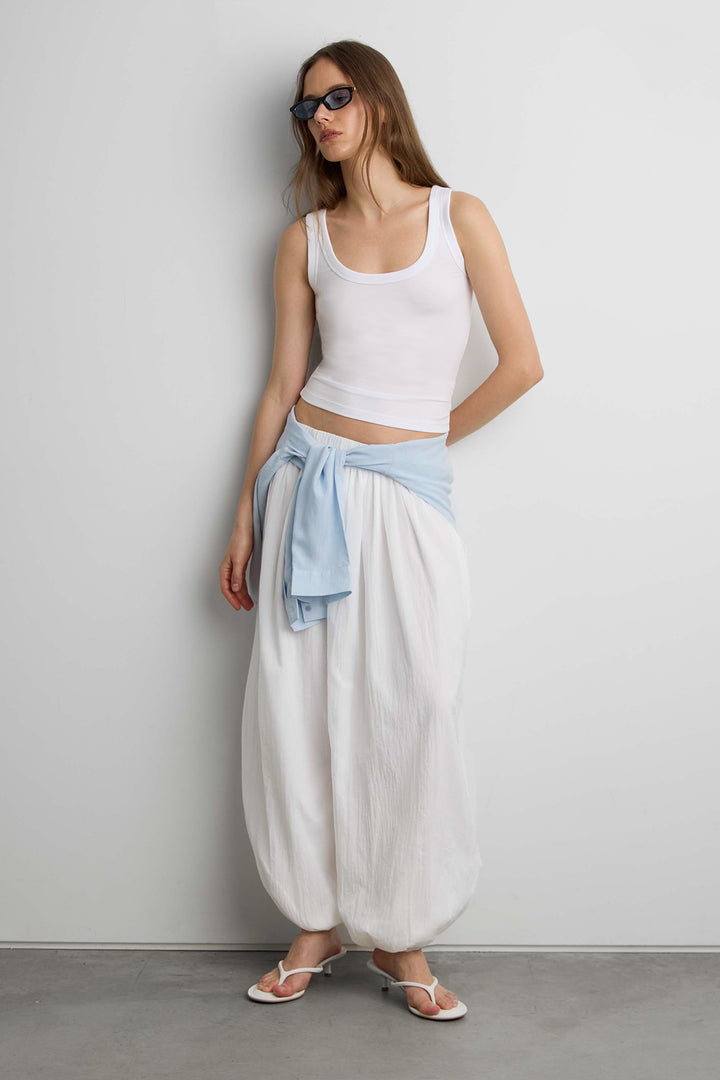 OVERSIZED SINGLE POCKET SHIRT in Blue — alternate angle