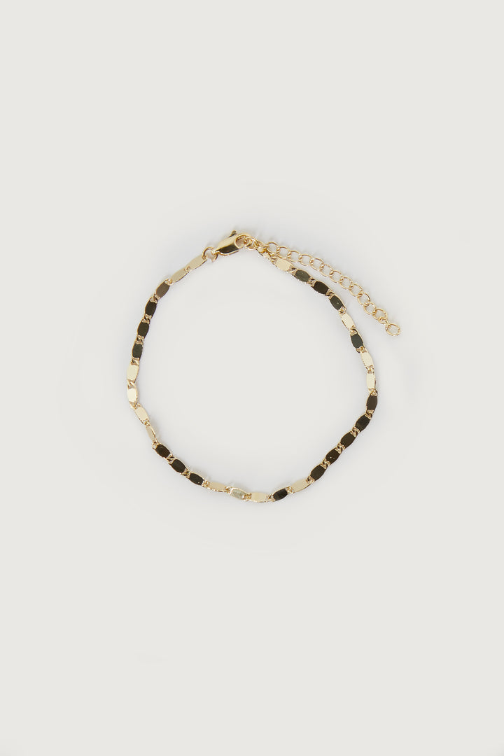 OVAL LINK CHAIN BRACELET