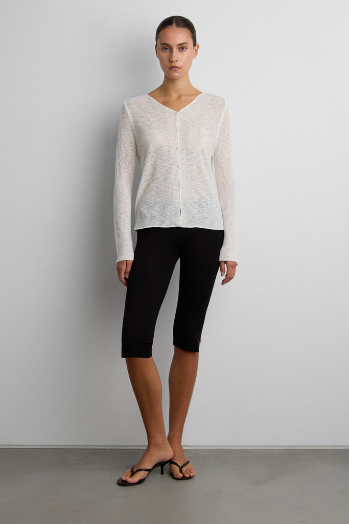 Textured Sheer Cardigan | OAK + FORT