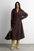 Oversized trench coat in coffee bean — main image