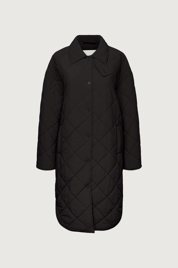 QUILTED PUFFER MIDI SHACKET