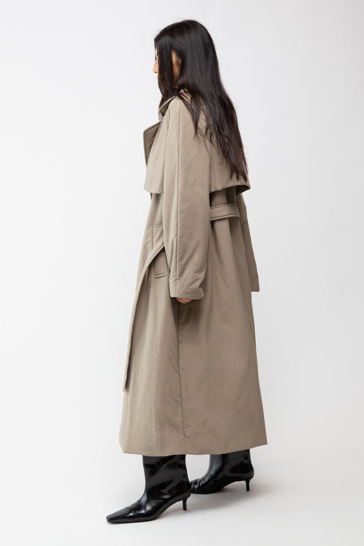 OVERSIZED PUFFER TRENCH COAT