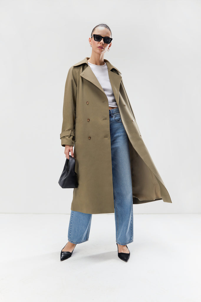 Oversized Trench Coat | OAK + FORT