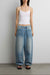 27" curve leg mid rise denim jean in medium wash — main image