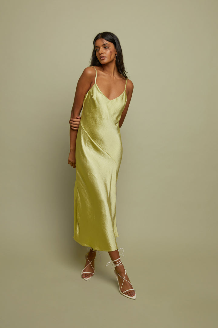 MIDI SLIP DRESS