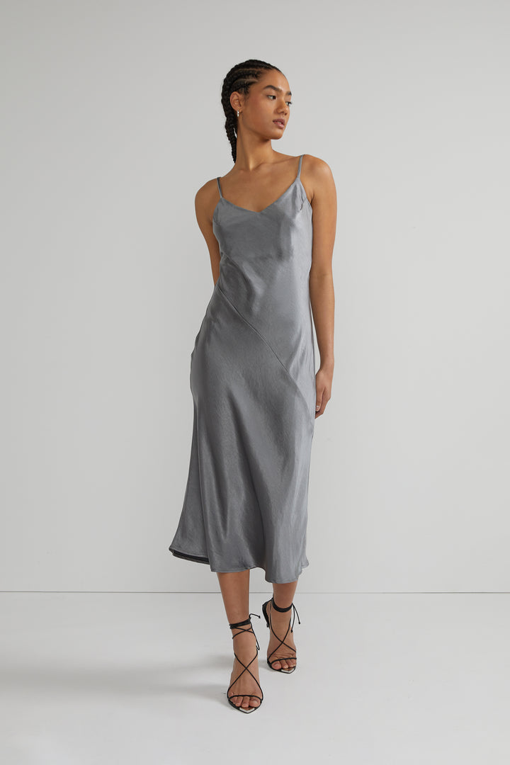 MIDI SLIP DRESS