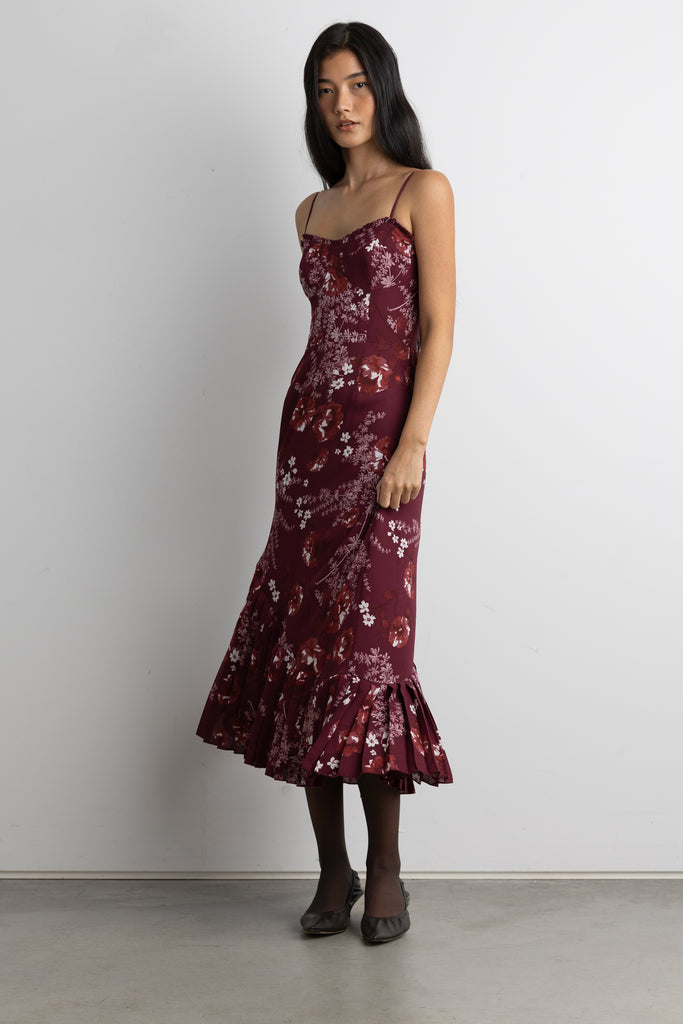 Floral Print Maxi Dress | OAK + FORT Floral Print Maxi Dress | OAK + FORT