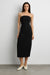 Barrel tube top dress in black — main image