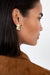 TEXTURED SQUARE EARRING