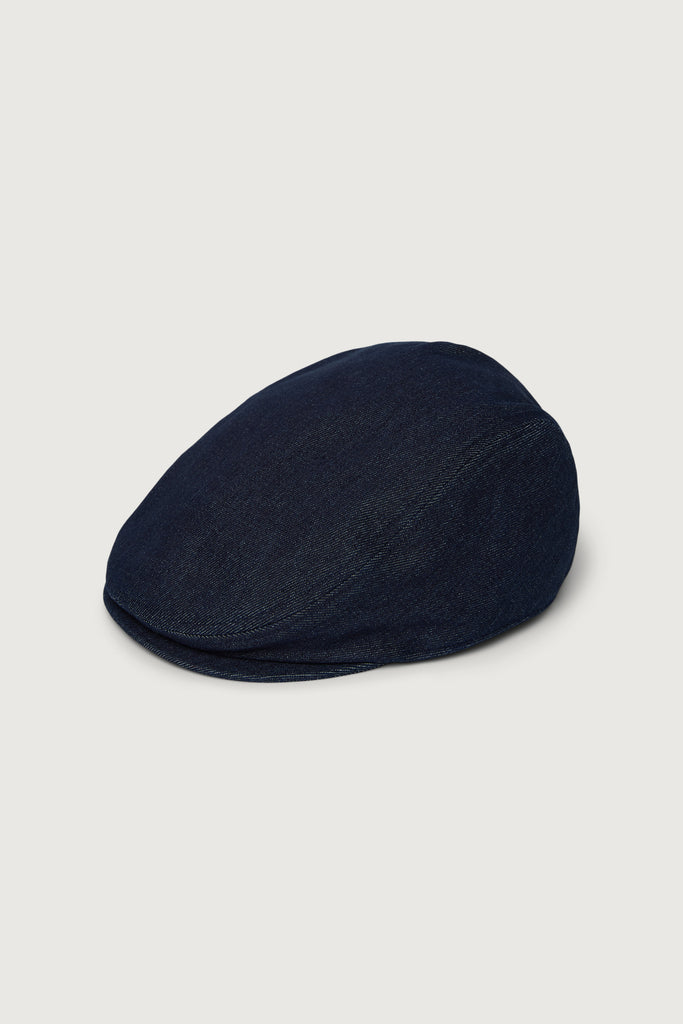 Denim Flat Cap | OAK + FORT | OAK + FORT