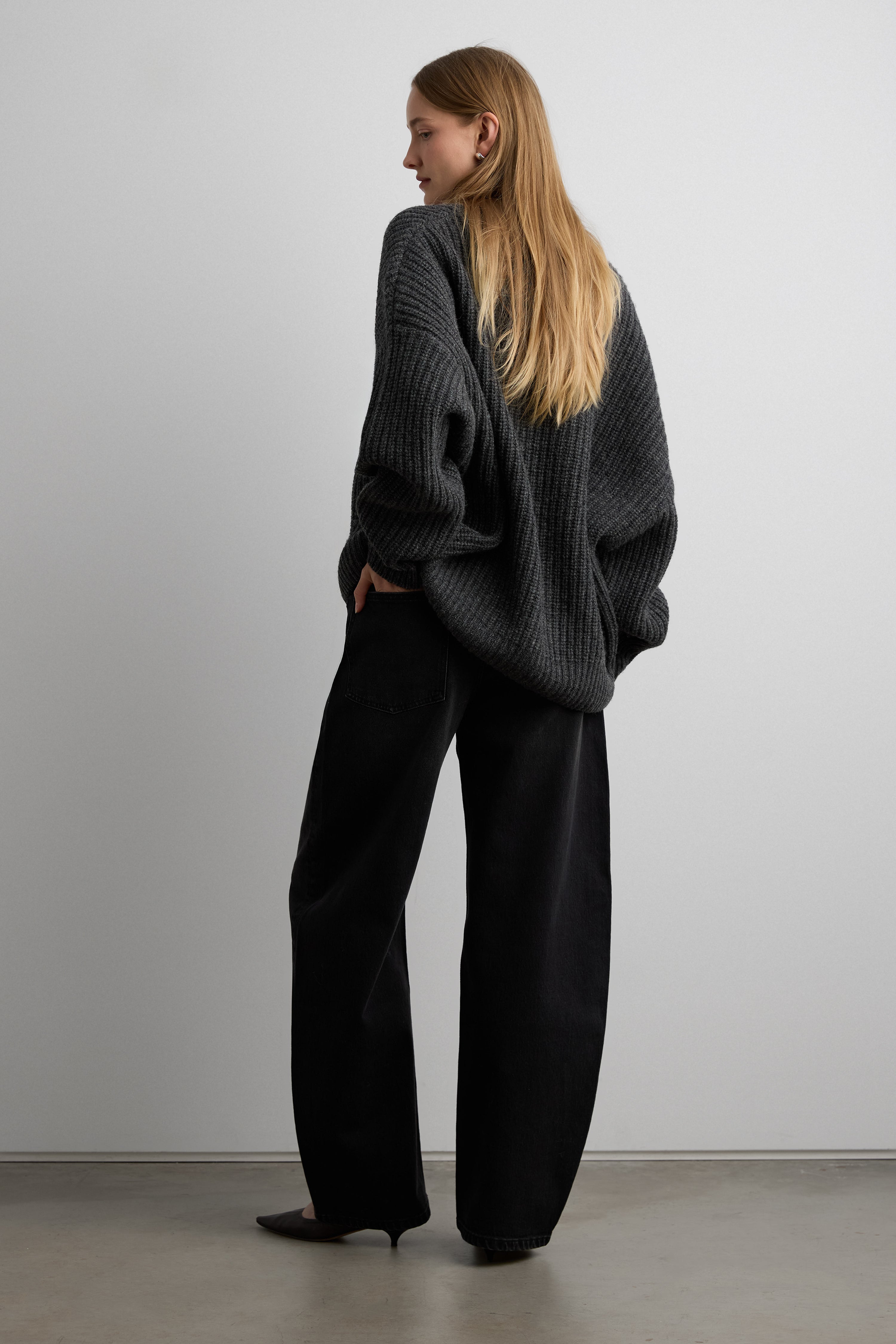 Wool Blend Herringone Bomber Jacket | OAK + FORT