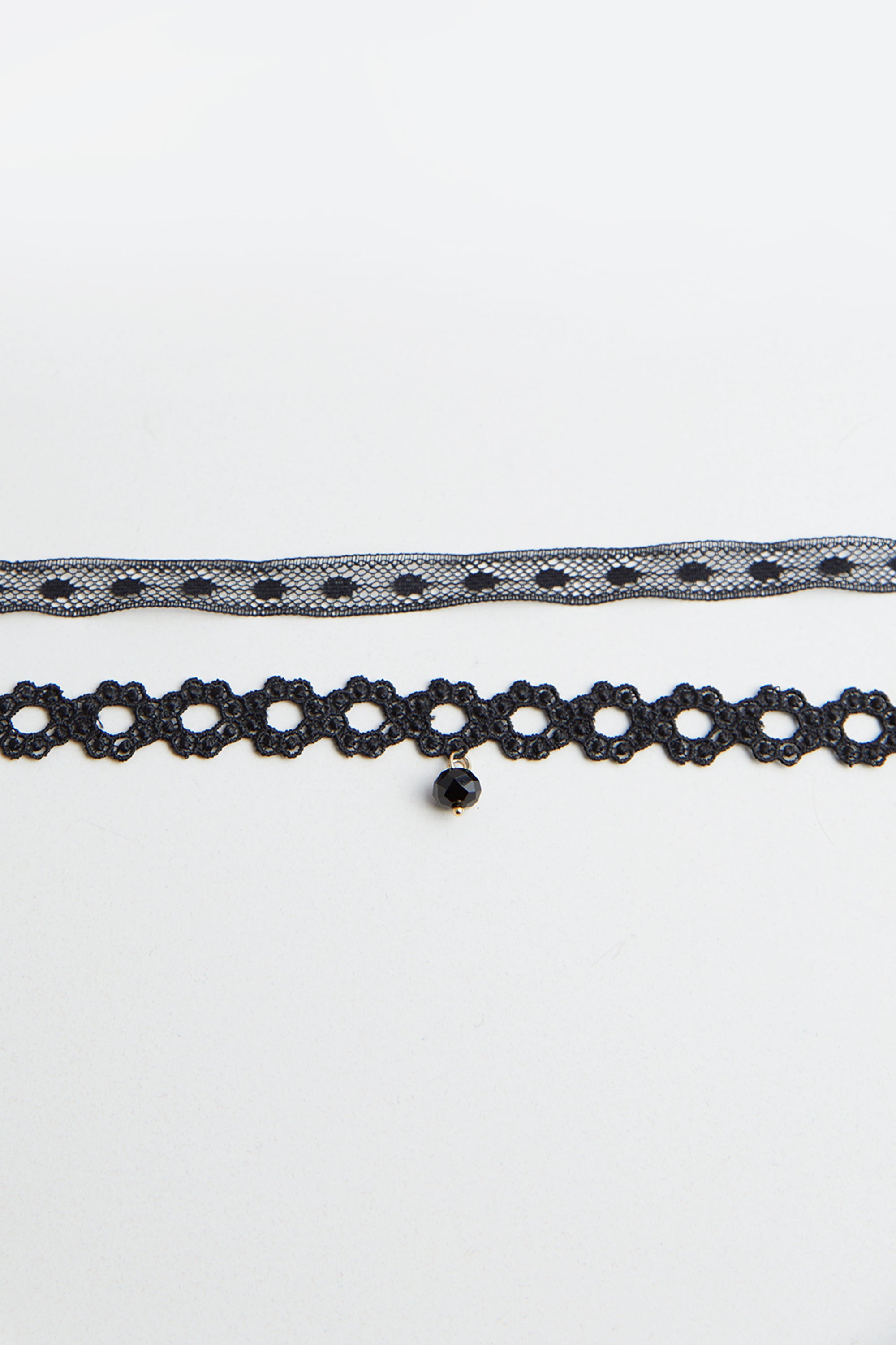 Black tie necklace store