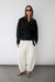 New short belted trench coat in black — main image