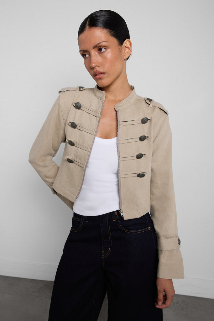 Cropped Military Jacket | OAK + FORT