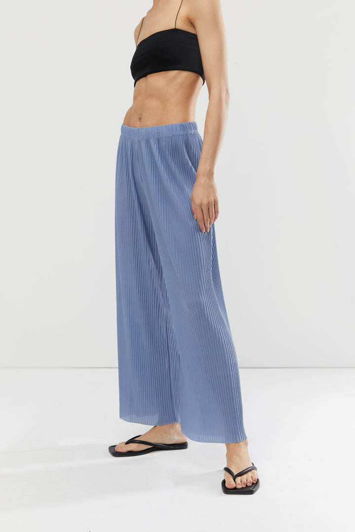 WIDE LEG PLEATED PANT