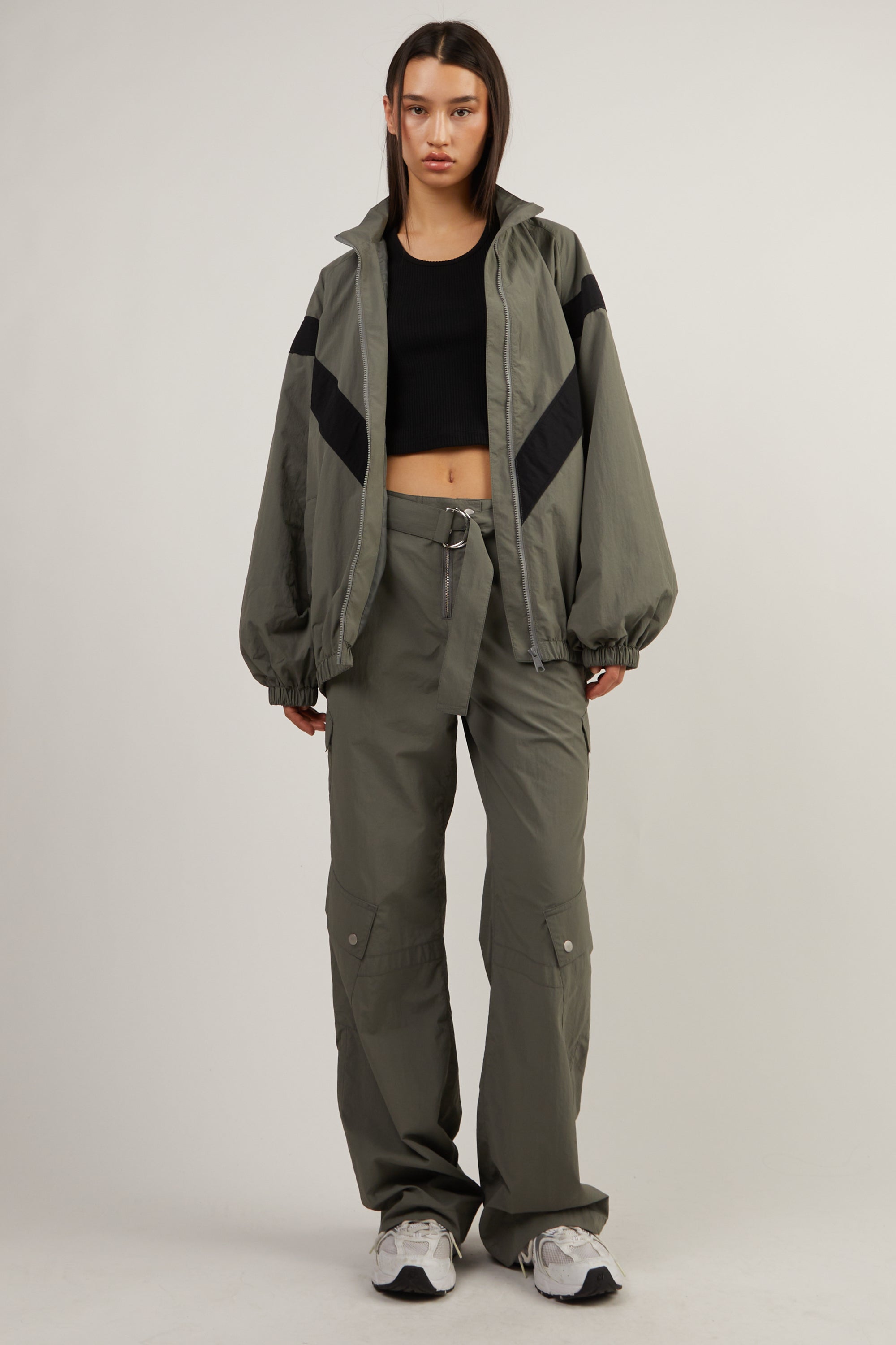 Nylon cargo pants clearance
